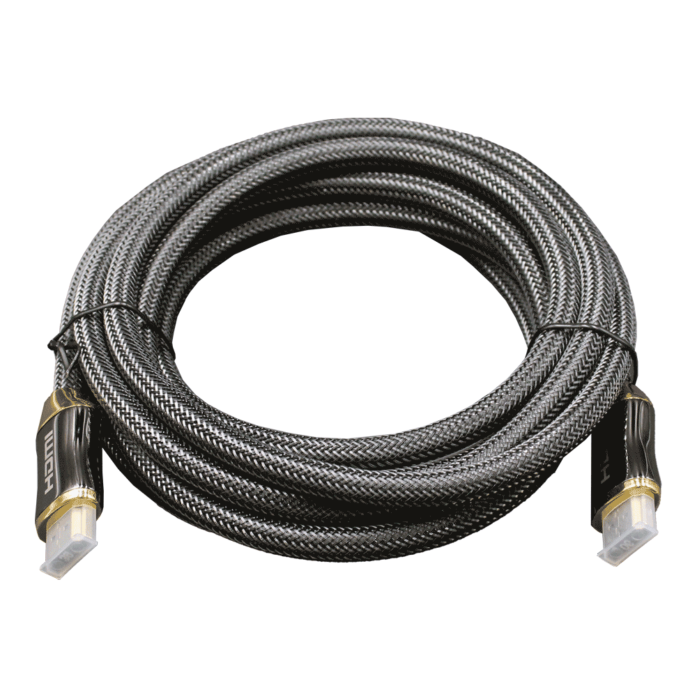 HDMI Kabel, vergoldet, grau-schwarz, 3m-2