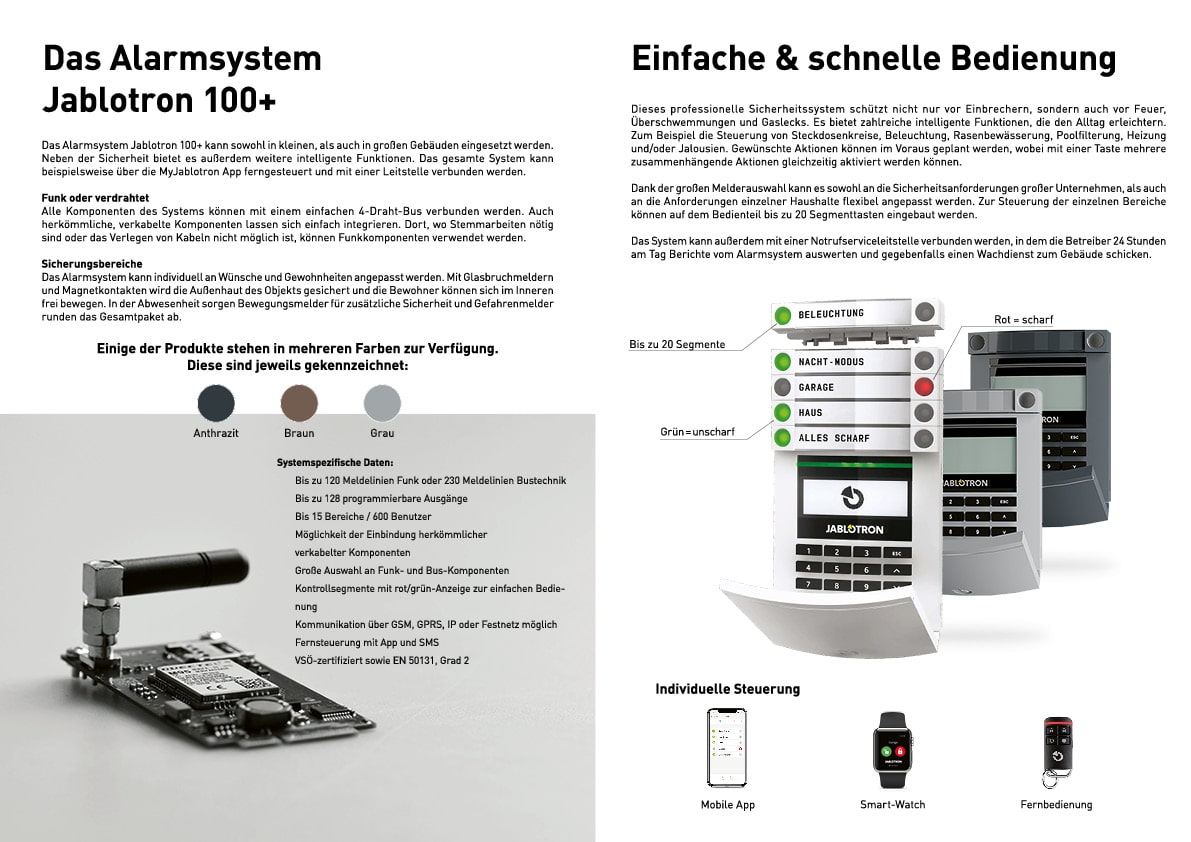 Jablotron 100+ Endkundenbroschüre-2