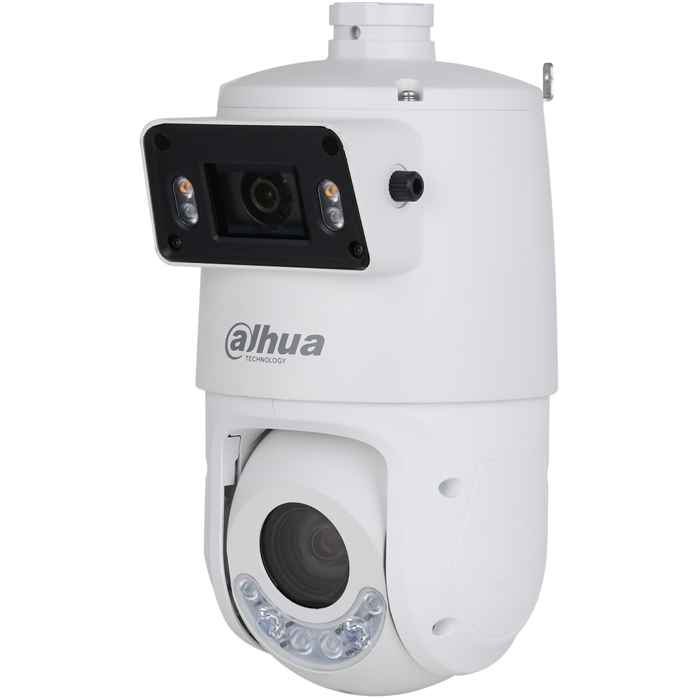 Dahua IP-PTZ-Dome-Kamera 4MP + 4MP, 5 – 125 mm, IR 100m, IP66, weiß-1