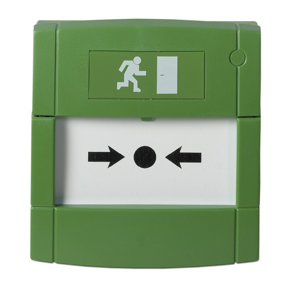 Druckknopfmelder grün-1