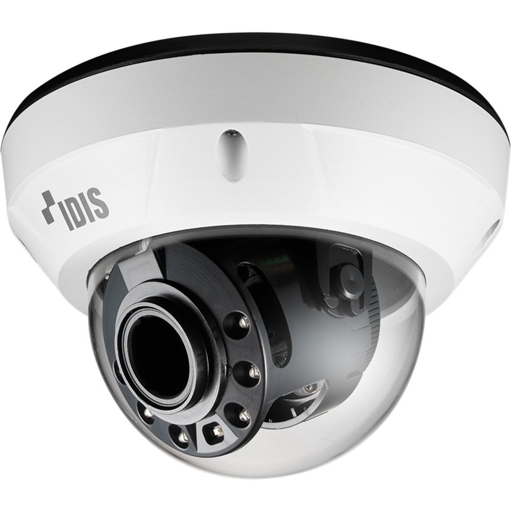 IDIS IP-Dome-Kamera 5MP, 3-13,5mm Motorzoom, IR30m, NDAA-1