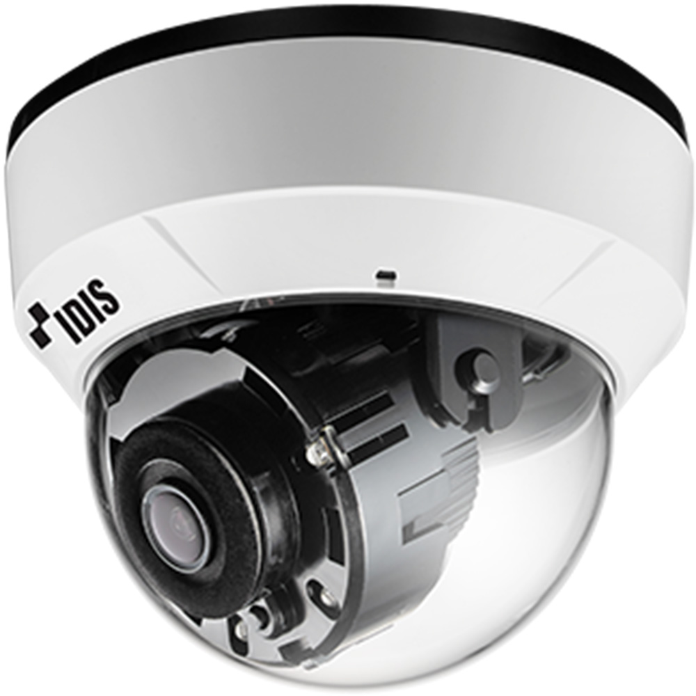 IDIS IP-Dome-Kamera, 5MP, 2,8mm fix, IR 20m, NDAA, weiß-1