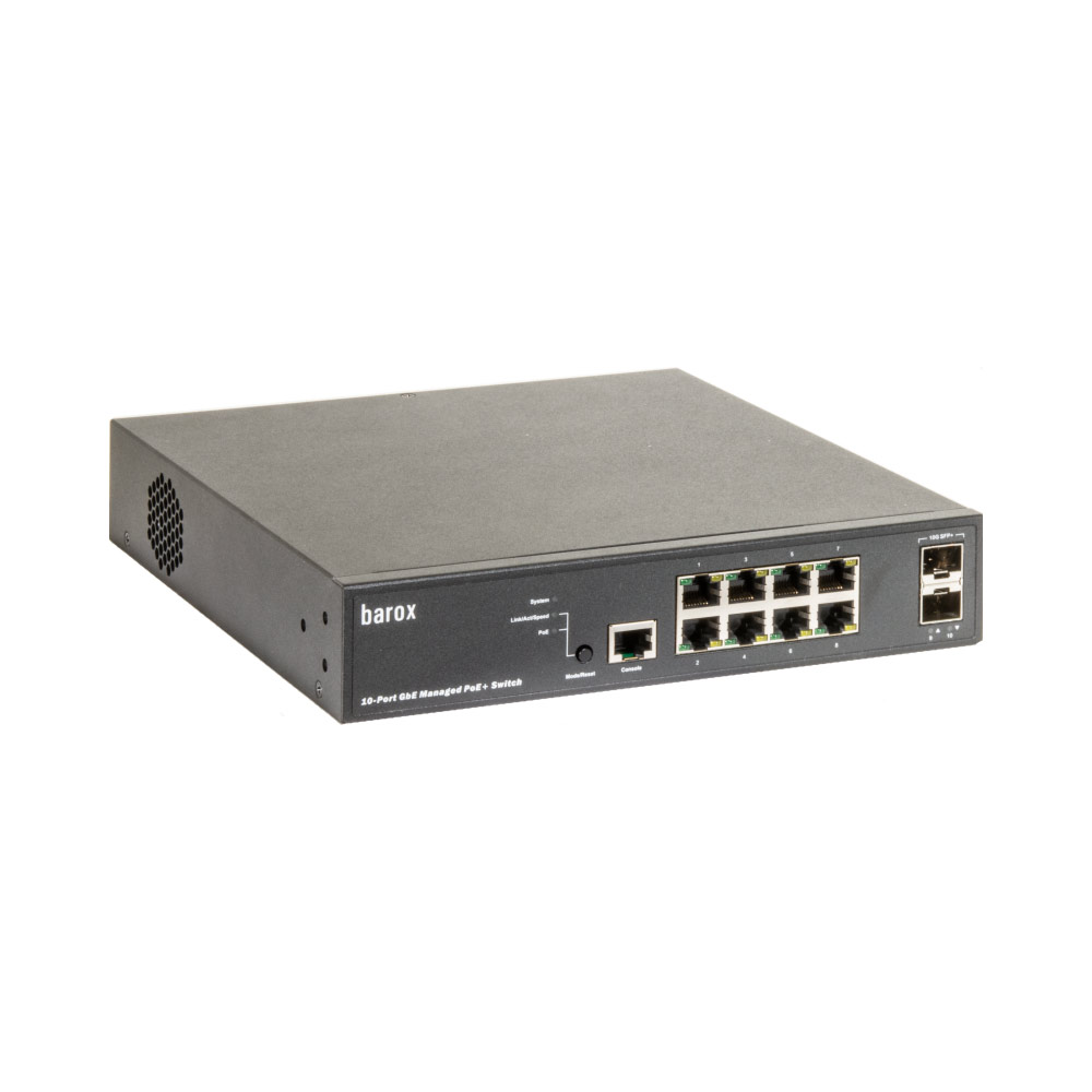 Barox 19" L2/L3 Switch mit PoE+-1