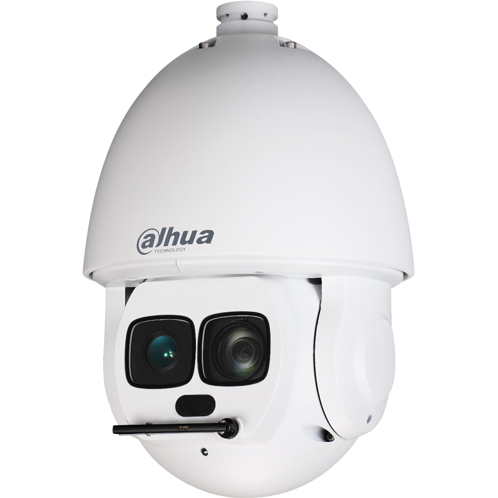 Dahua IP-PTZ-Dome-Kamera, 4MP, 3,95-177,7mm, IR 550m, IP67, weiß-1
