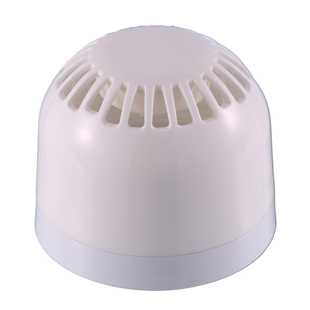 Mehrtonsirene weiß, 32 Tonarten, 24VdC, VdS-1