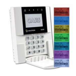 JA-81E-RGB Jablotron-Bedienteil mit Leser drahtgebunden