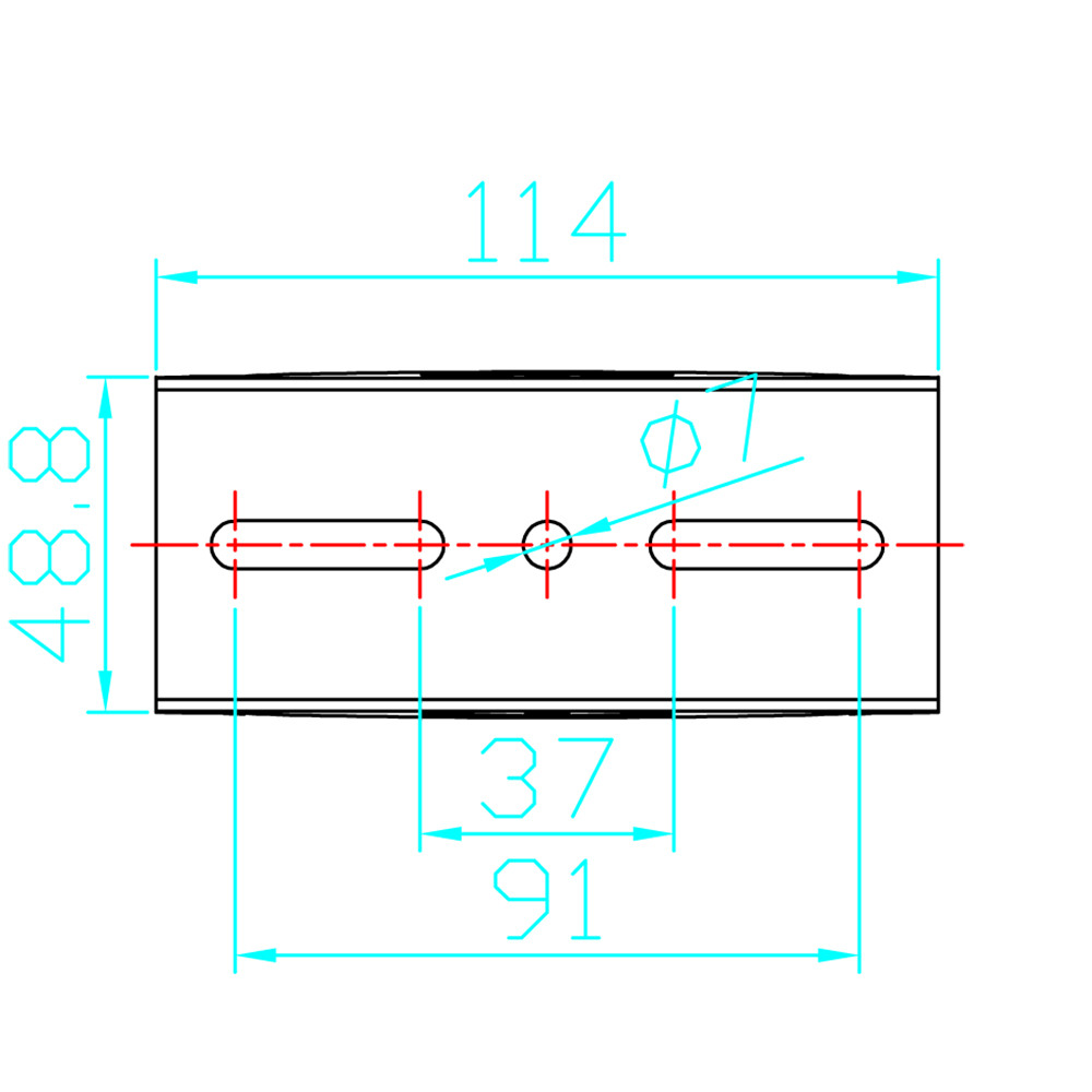 Hängeadapter Ø38mm, Länge 350mm, weiß-3