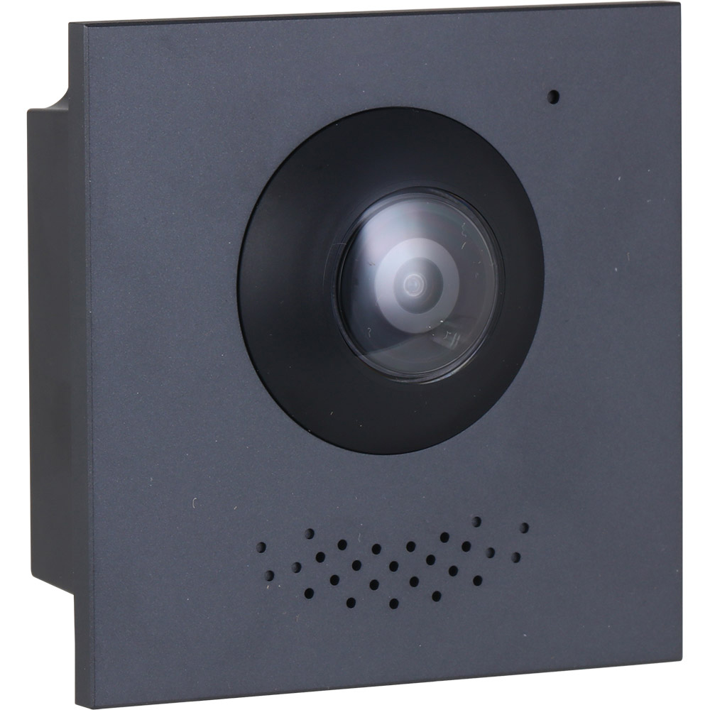 Außen IP-/2-Draht-Video-Türsprechstelle, modular, schwarz, ohne Logo-2