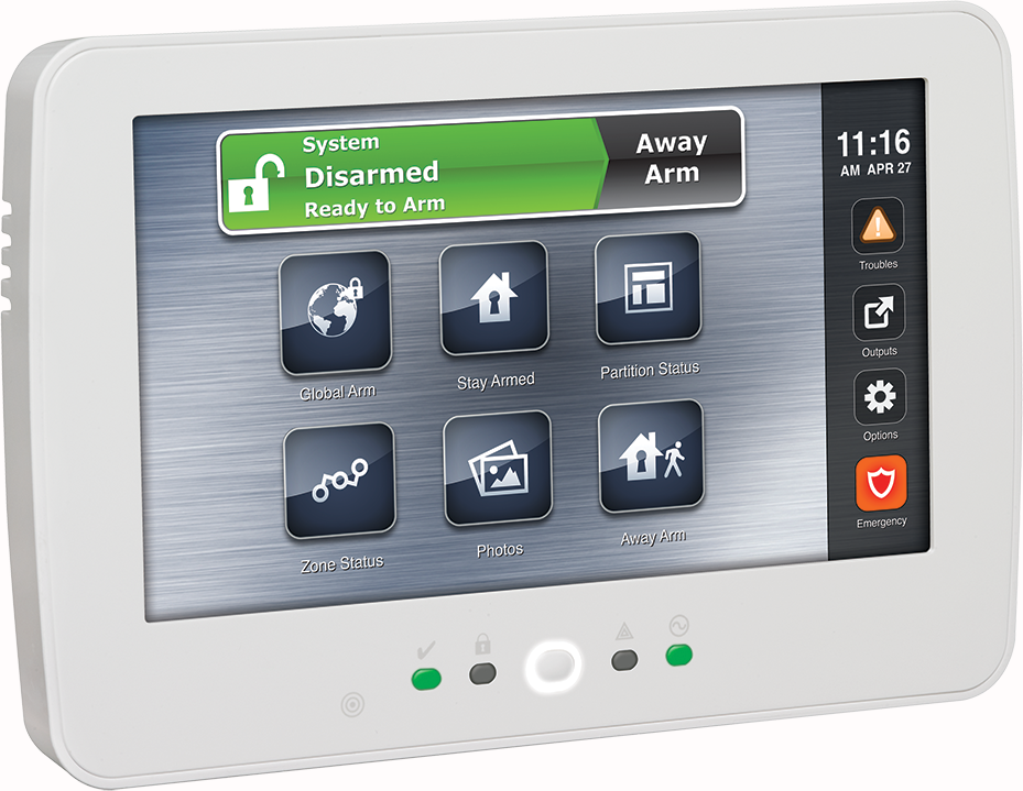 Visonic PowerG Bedienteil HS2TCHPE2 N