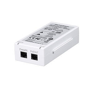 Dahua Hi-PoE Injector, 60W, 1x RJ45 PoE Port, 1x  RJ45 Port