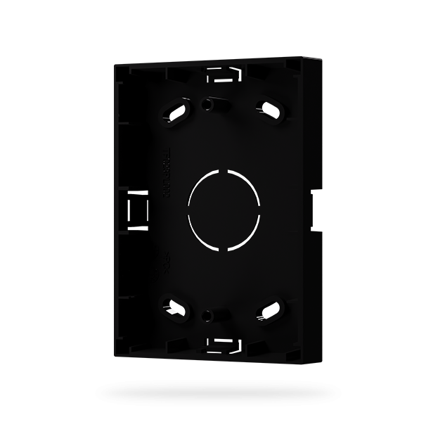 WRE-SC-BK Jablotron Montagebox für den Oberflächenseilzug von der Tastatur JA-120E-BK und JA121E-BK, schwarz