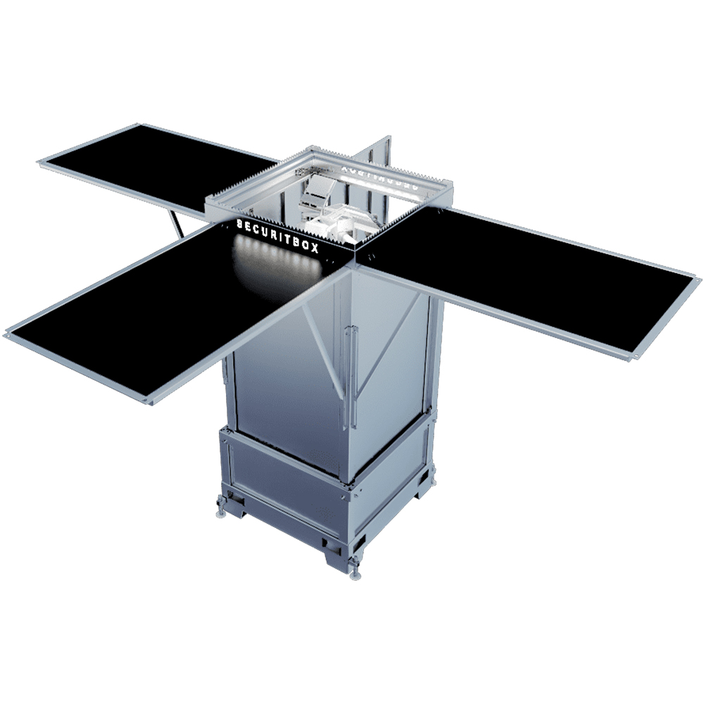 Securitbox Videoturm, 2 Türen, inkl. Dach-1