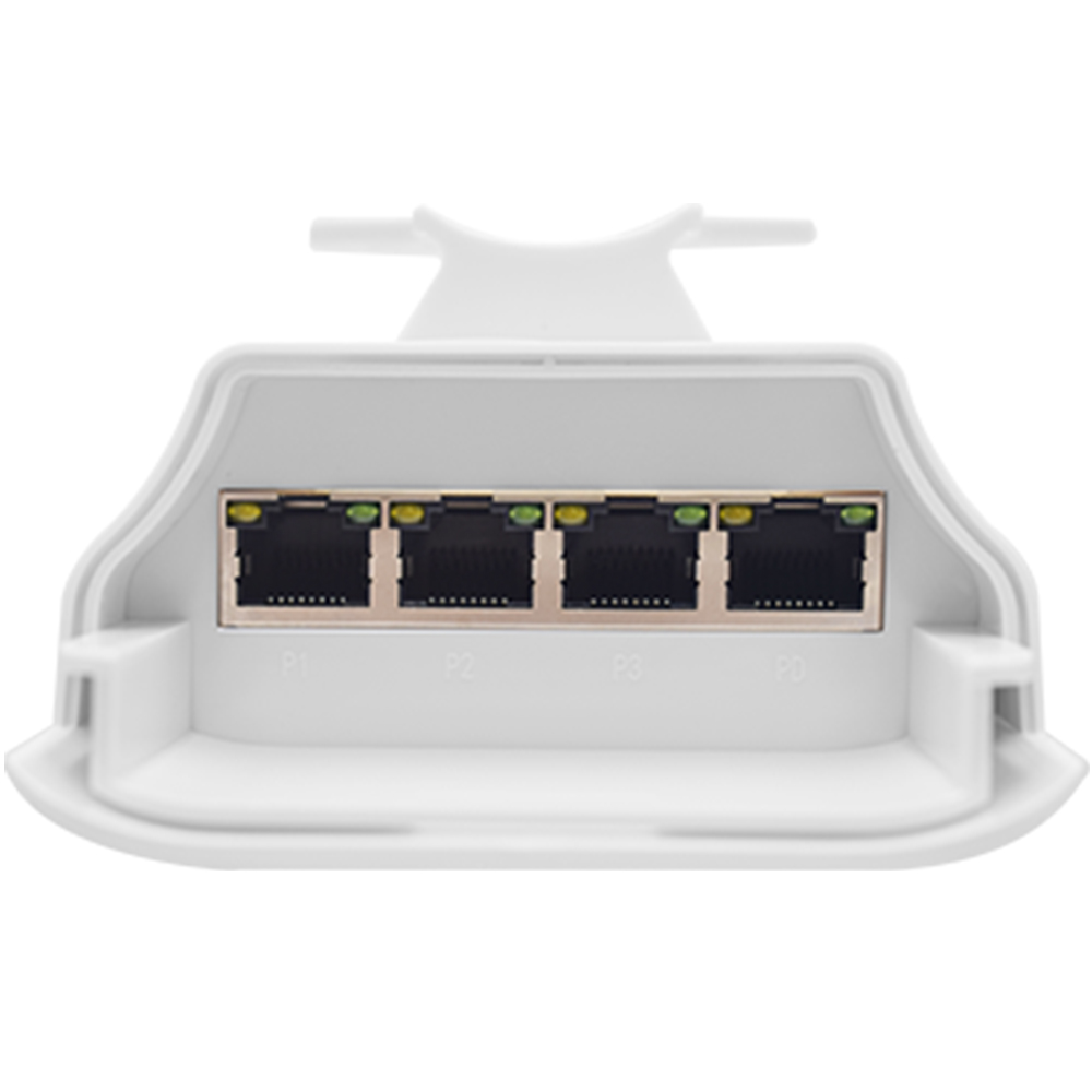 Witek PoE-Extender, 4 Ports, IP65, weiß-1