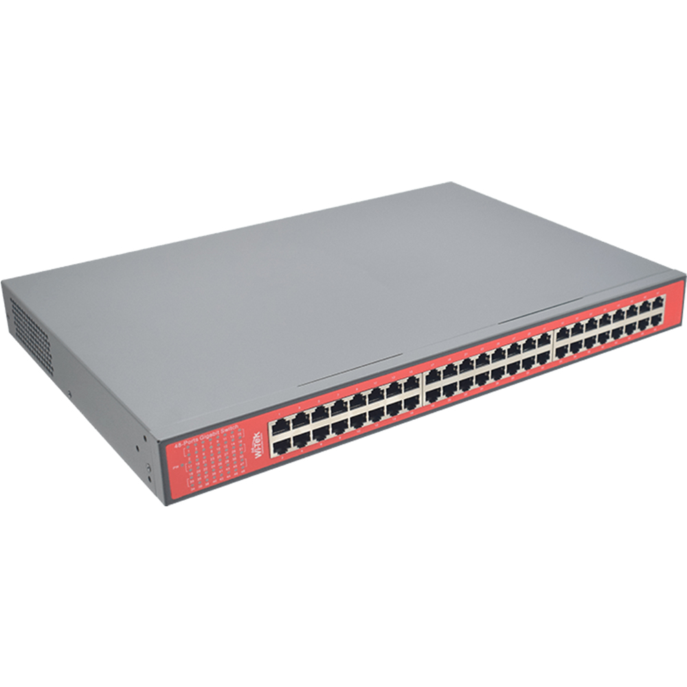 Witek PoE-Switch, 48 Ports PoE, 250 m, Desktop, Rack-2