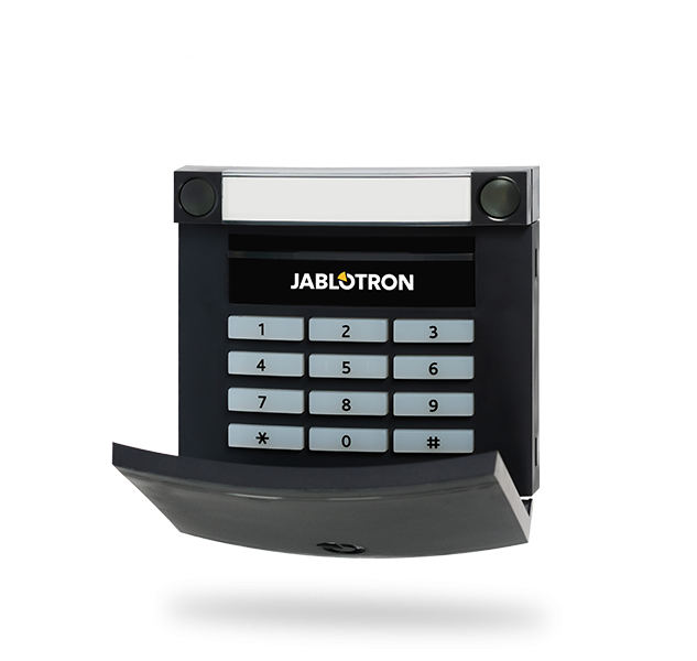 Funk-Bedienteil mit Tastatur und Leser, anthrazit