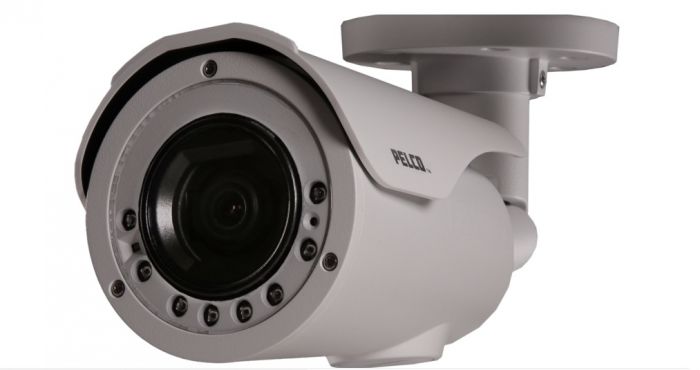 Pelco IP-Bullet-Kamera 2MP, 2,8-8mm vario, IR 50m, WDR, IP69K, IK10 IBE238-1ER