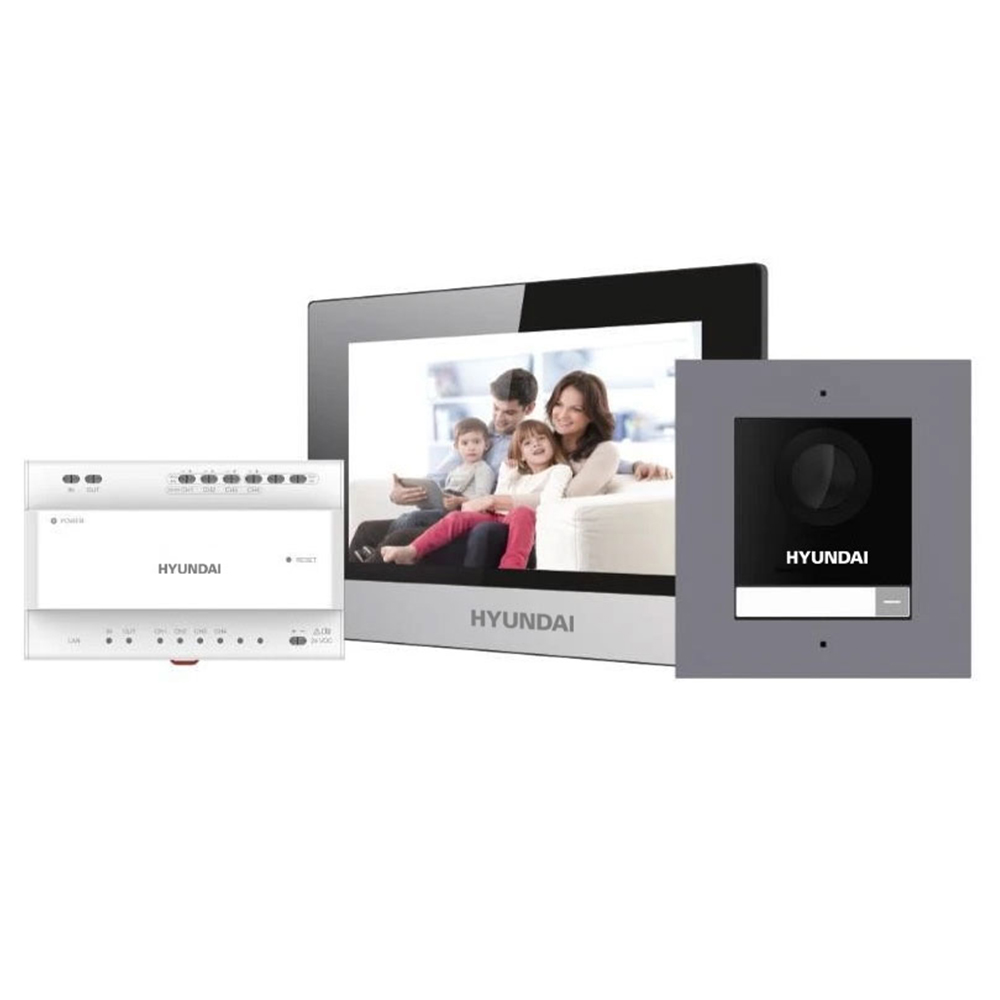 Hyundai 2-Draht-Videogegensprechanlagen-Set-1
