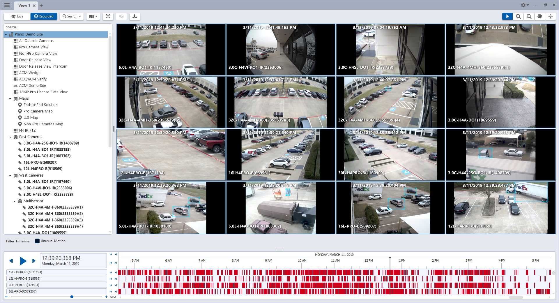 Avigilon ACC 7 Core Camera channel; gedruckt